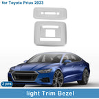 Light Trim Bezel for Toyota Prius (2023) - Silver Tone