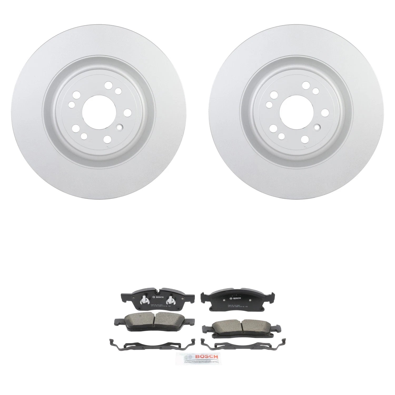 Bosch Front Quietcast Rotors & Ceramic Brake Pads for Mercedes X166 GLE350 GLE450 (2016–2020)
