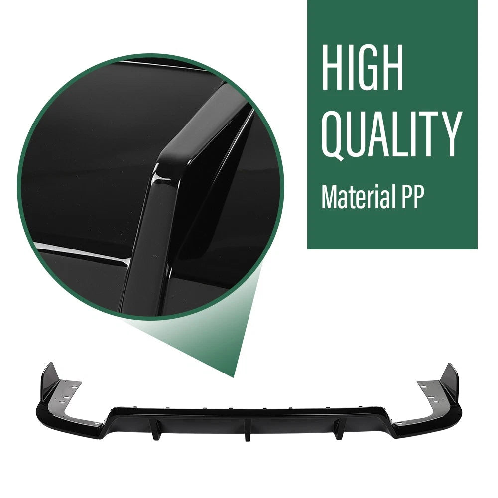 Gloss Black Rear Bumper Diffuser for BMW X5 G05 M Sport (2019–2025)