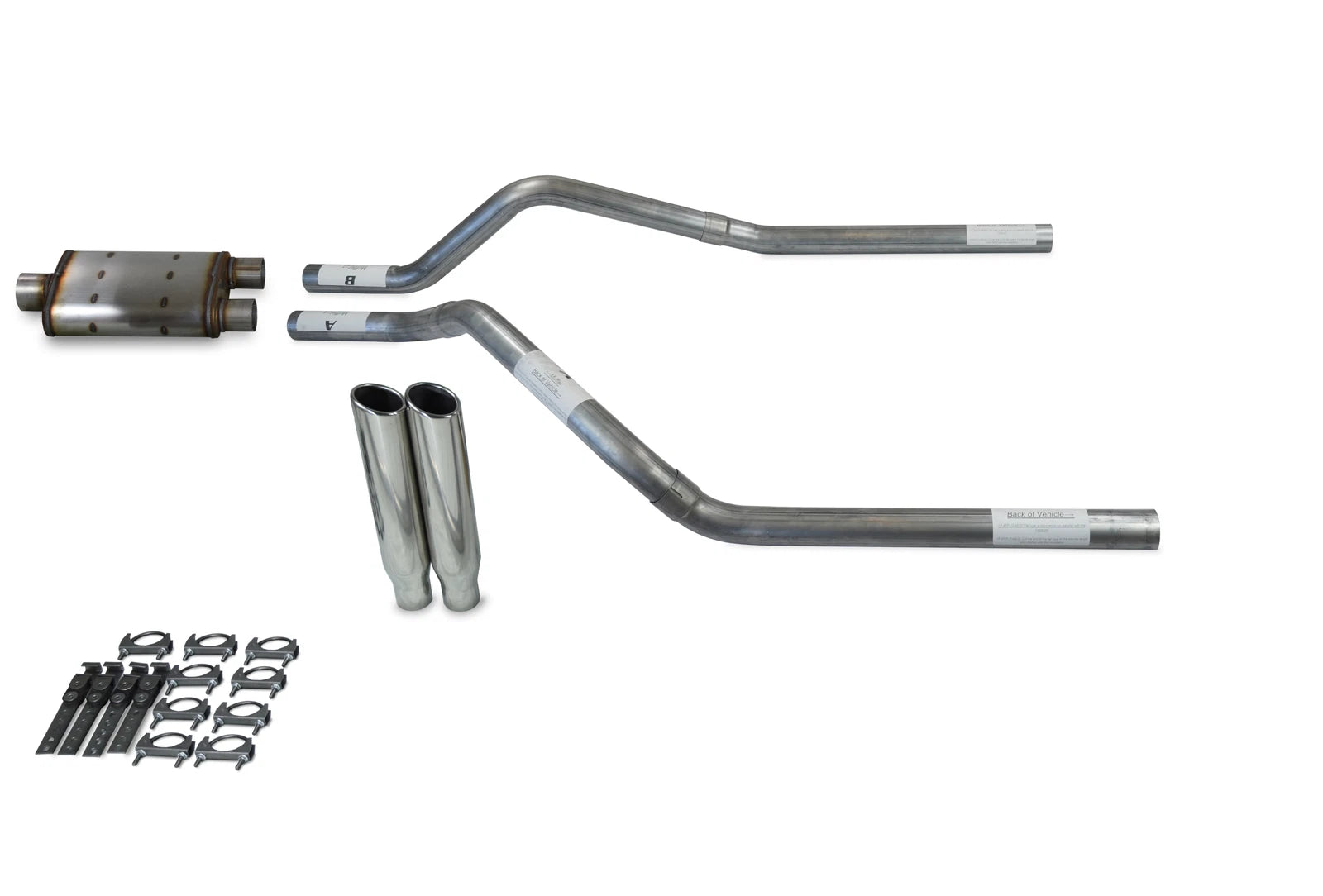 Dual Exhaust Kit for GMC Jimmy (1992–1994) - 2.5" Magnaflow XL Tips