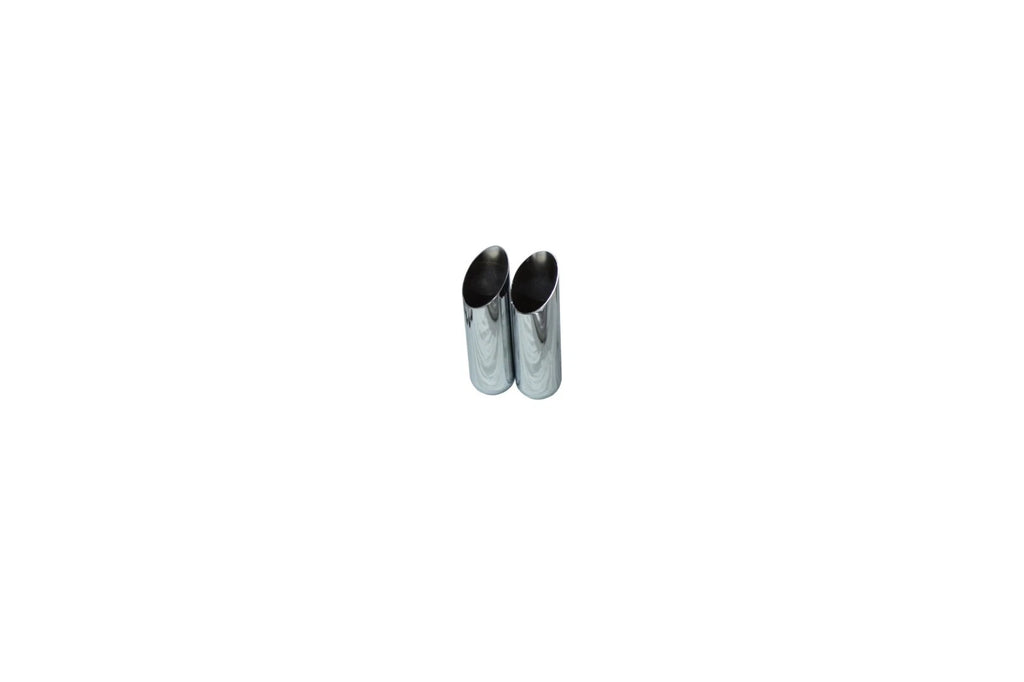 2.5" Dual Exhaust Kit for Chevy GMC 1500 (1996–1999) - Flowmaster 40 Slash Tip