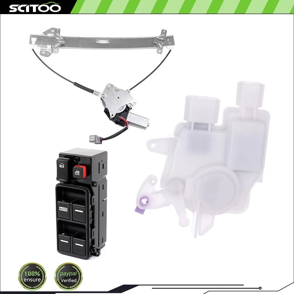 Front LH Door Lock Actuator & Window Regulator for Honda Accord (2003–2007)