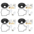 4X Carburetor Repair Kit Diaphragm Float for Kawasaki ZX6R ZX600 ZZR600 (1995–2006)