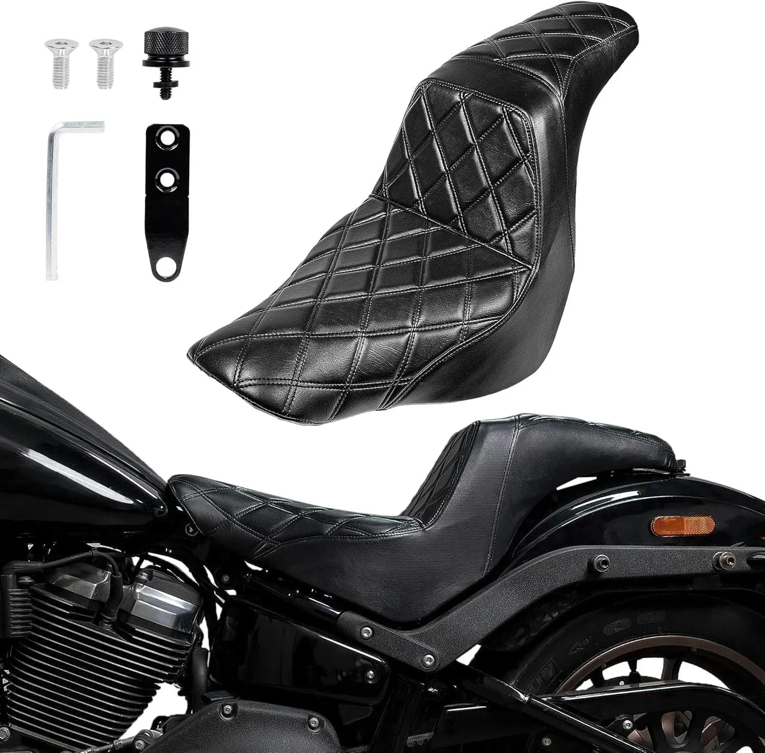 2-Up Seat Kit for Harley Low Rider ST FXLRST FXLRS Sport Glide FLSB (2018-2024)