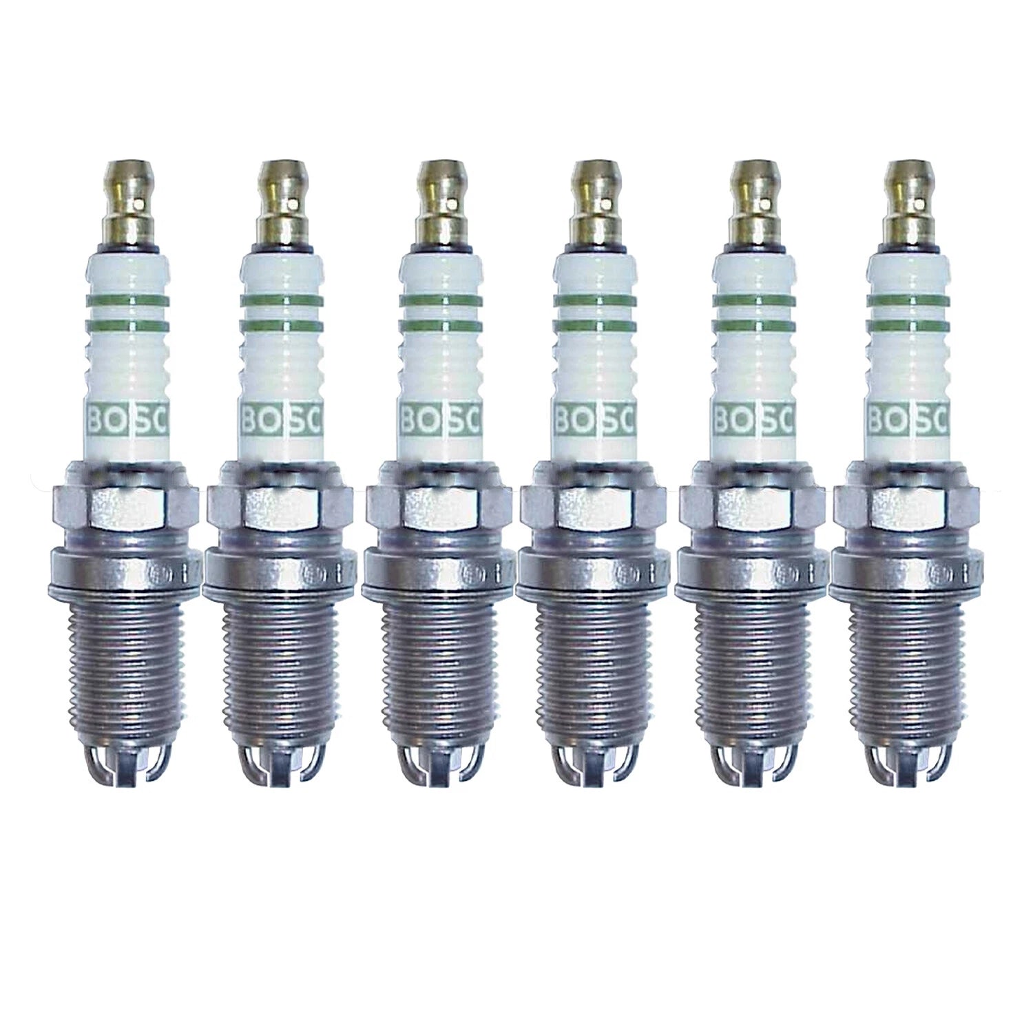 Set of 6 Bosch Spark Plugs for W140 S320 3.2 L6 (1998–1999)