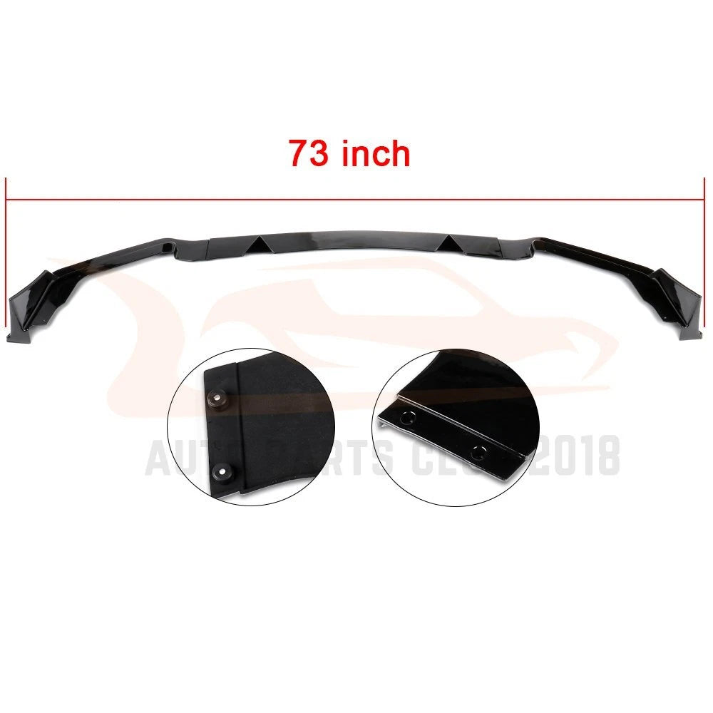 Gloss Black Front Splitter Lip for Infiniti Q50 Sport (2014–2017)