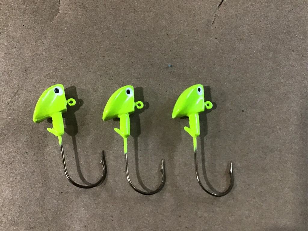 Eagle Claw Walleye Jig 3/8Oz 3Pk ECJH38-FCHT