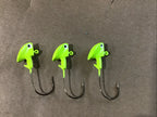 Eagle Claw Walleye Jig 3/8Oz 3Pk ECJH38-FCHT