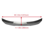 Rear Trunk Spoiler for Infiniti Q50 (2014–2024) Carbon Fiber PSM Style