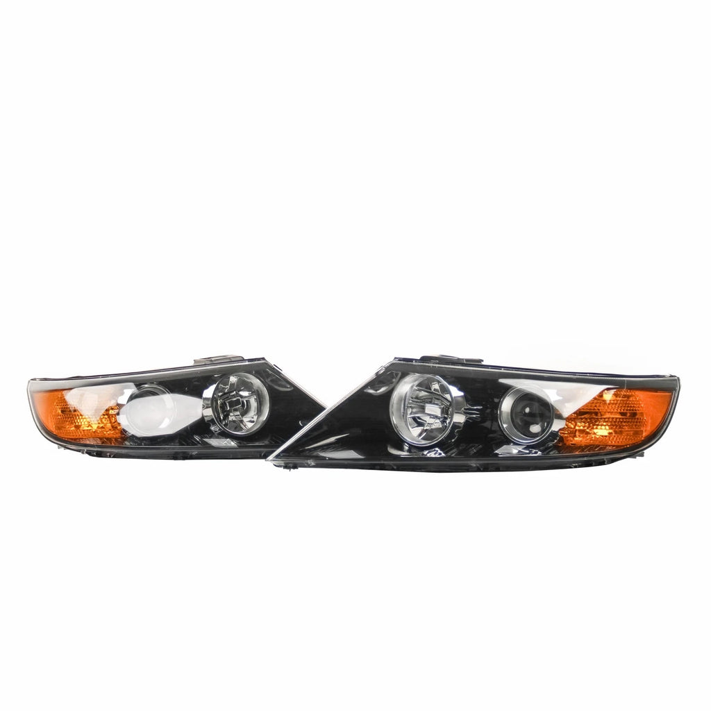 Set of 2 Headlamp Assemblies for Kia Sorento (2011-2013) Clear Lens