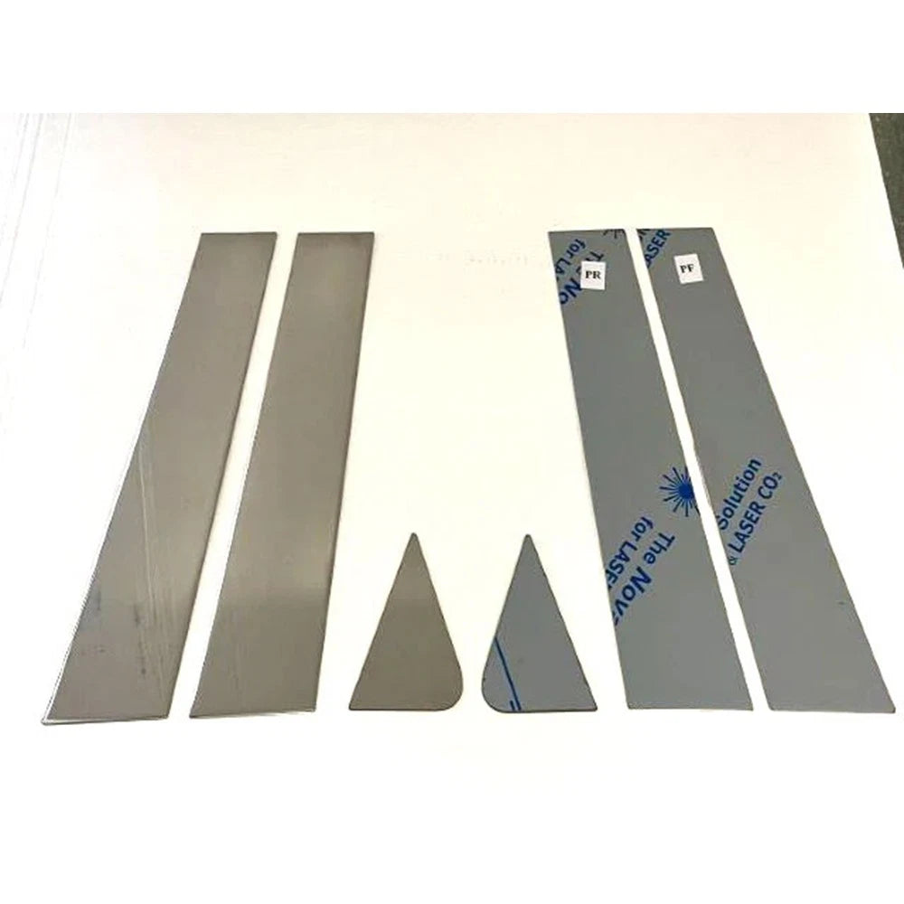 6pc. Luxury FX Polished Pillar Post Trim for 2021-2023 Chevy Trailblazer w/o XL