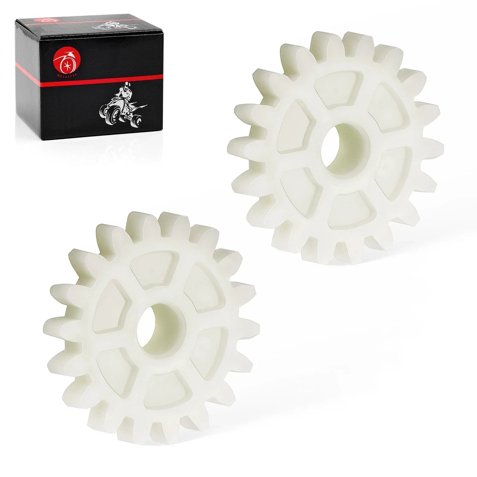 2 x Oil Pump Driven Gear 18T for Honda CRF250R CRF250X (2004–2023)