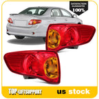Pair Tail Lights Assembly for Toyota Corolla (2009–2010)