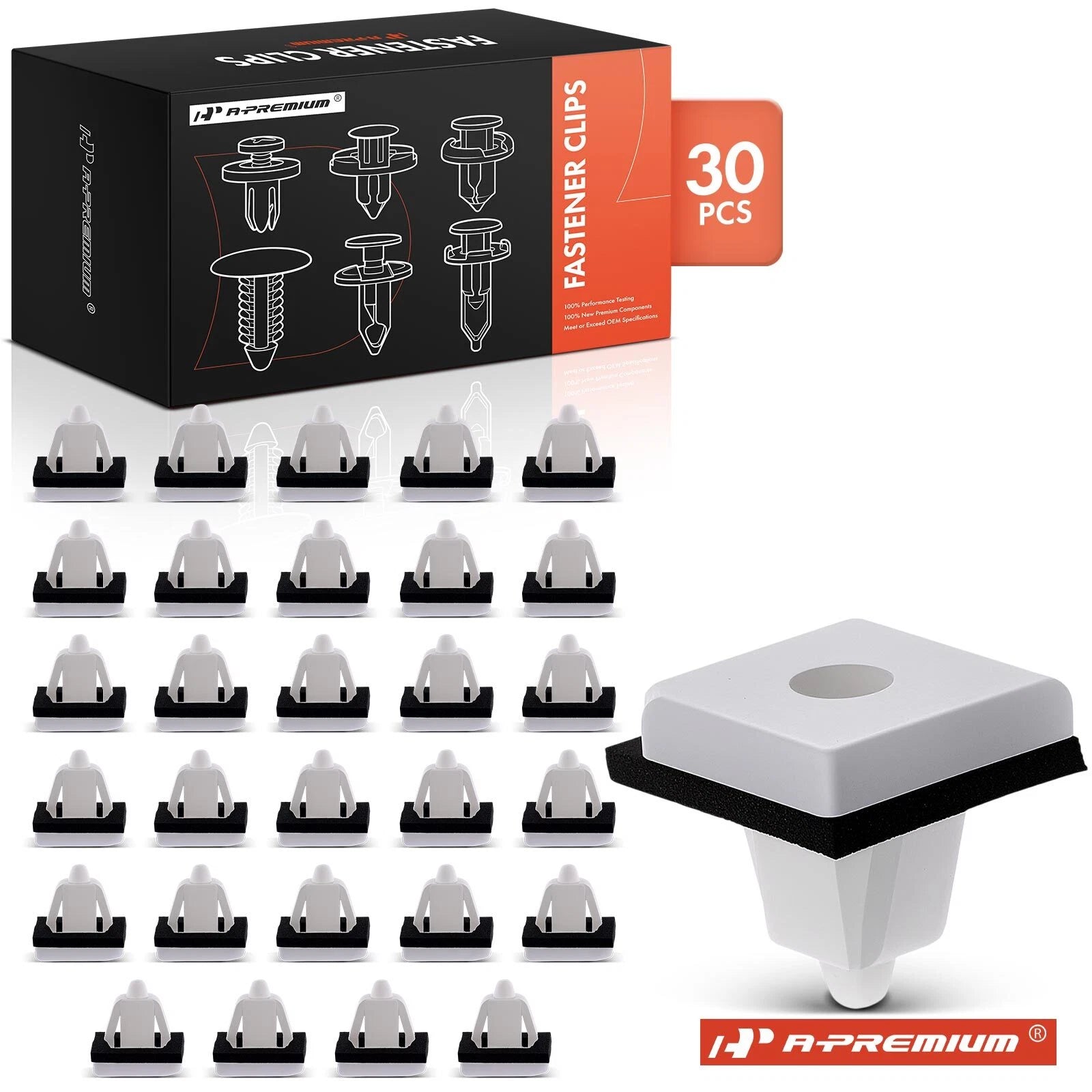 30Pcs Fender Bumper Moulding Clips for Hyundai 