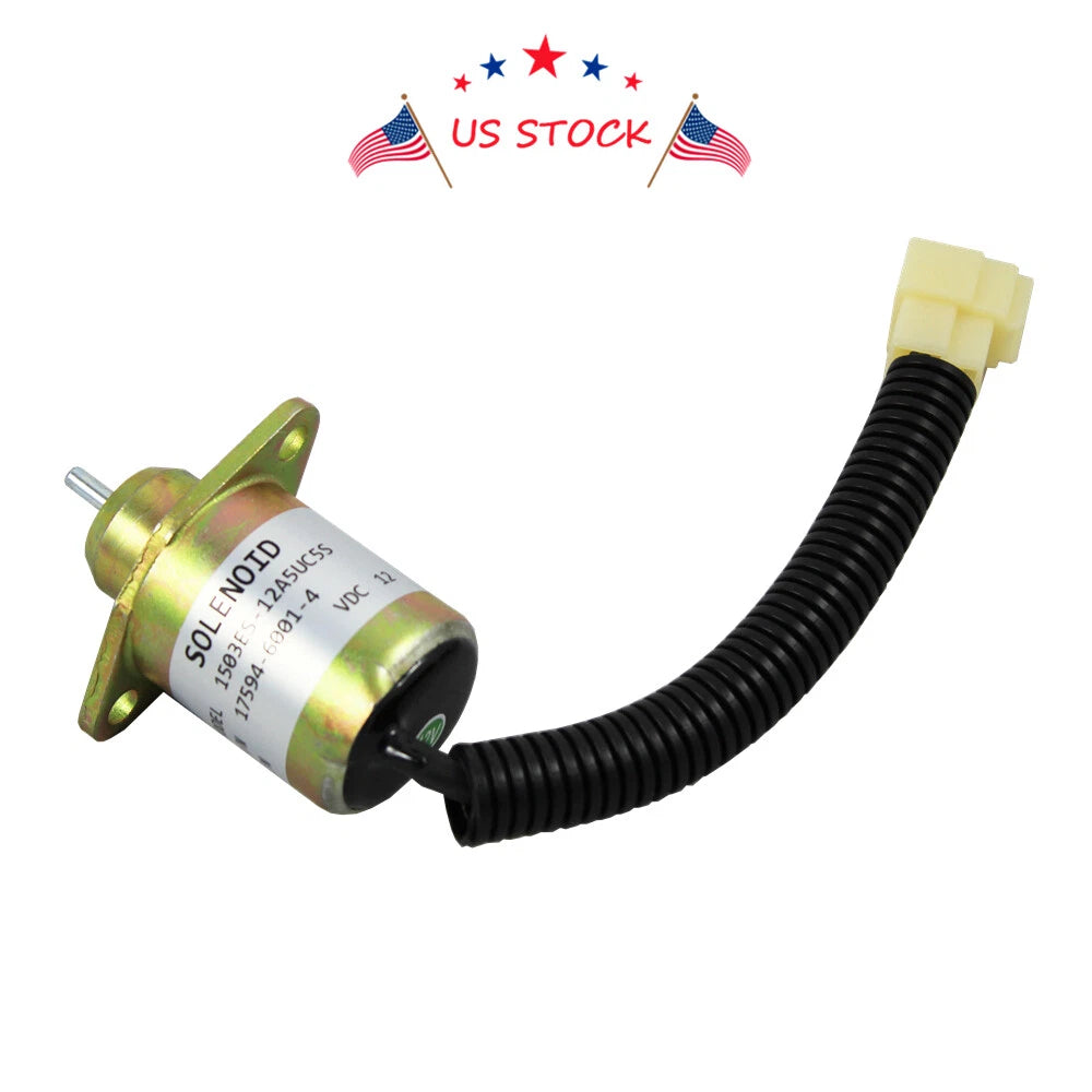 Fuel Shut Off Solenoid for Kubota Yanmar (12V)