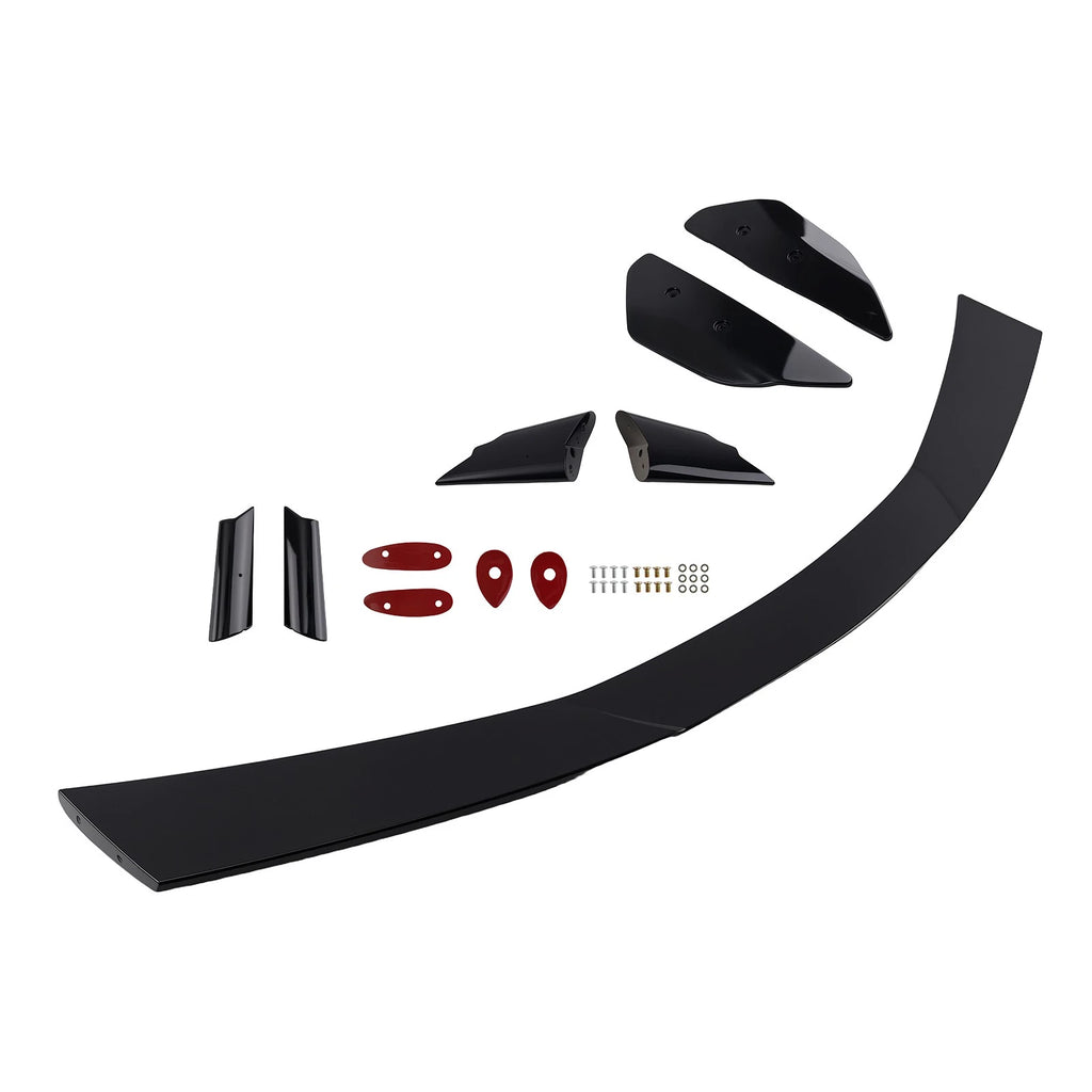 Black Trunk Wing Spoiler ABS for Chevrolet Corvette C8 2020-Present Easy Install