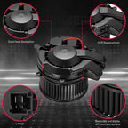Blower Motor with Fan Cage for BMW E38 E65 740i 740iL 750iL (1988–1996)