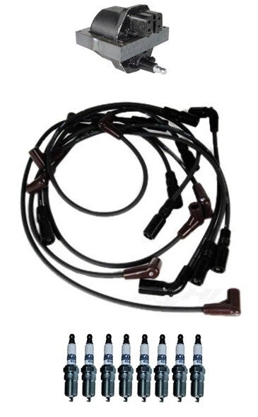 Ignition Wires & Spark Plugs Kit for Chevy Express 3500 (1996–2002)