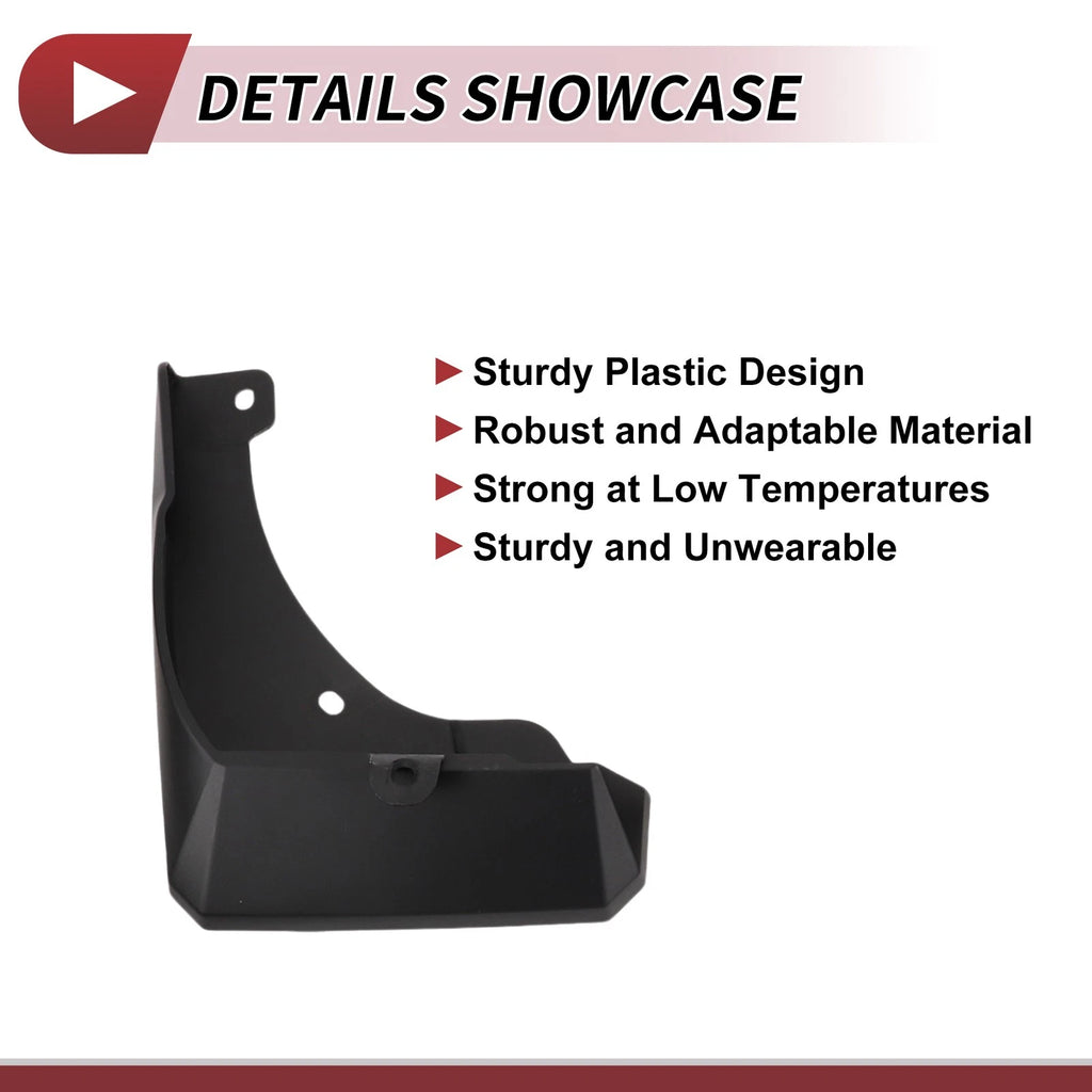 Set of 2 Mud Flaps Splash Guards for Toyota Frontlander Sport (2023–2024)