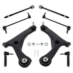 8pc Front Lower Control Arms Tie Rods Sway Bar Links for Grand Caravan (2008–2018)