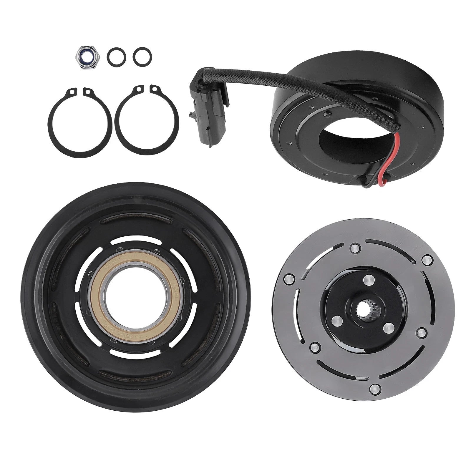A/C Compressor Clutch Kit Pulley for Dodge Ram 1500 2500 3500 (2002) 55056335AA