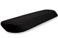 2PC Leather Armrest Door Panel Cover for Nissan 350Z Coupe (2006–2008) Red Stitch