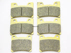 Front & Rear Brake Pads for Yamaha V-Max 1993–2007 / FZR 600 1990–1999