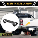 Carbon Fiber Pattern Trunk Handle Bowl Cover for Toyota Tundra (2022–2024)