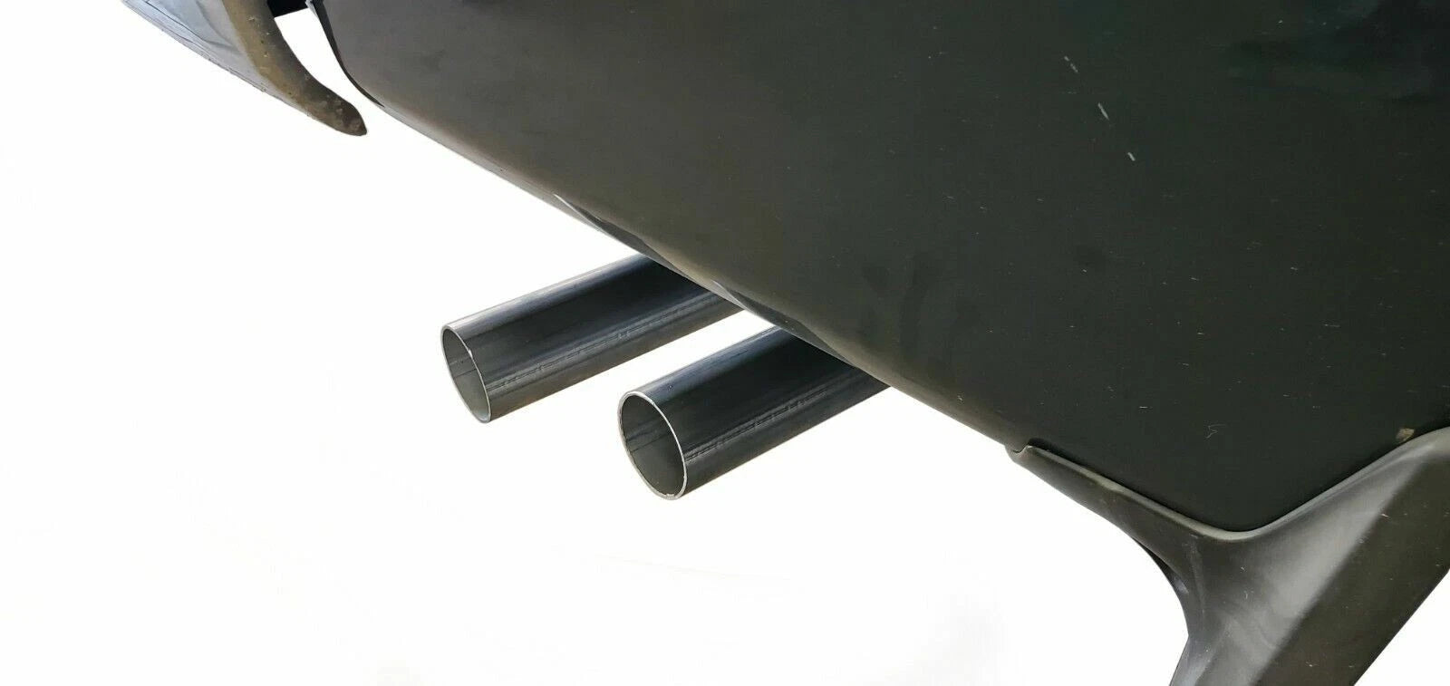Dual Exhaust for Nissan Titan (2004-2006) 2.5" Side Exit Slash Tip