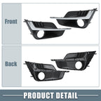 Set of 2 Fog Light Grille Covers for Subaru Impreza (2015–2016)