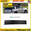 Right Rear Forward Door Applique Molding Black for Chevrolet GMC Cadillac (1-5X)