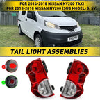 Left Right Tail Light Rear Lamp Red Lens for Nissan NV200 (2013–2018)