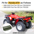 Battery Cover for Honda Fourtrax 300 TRX300 (1988–2000) - Green Plastic