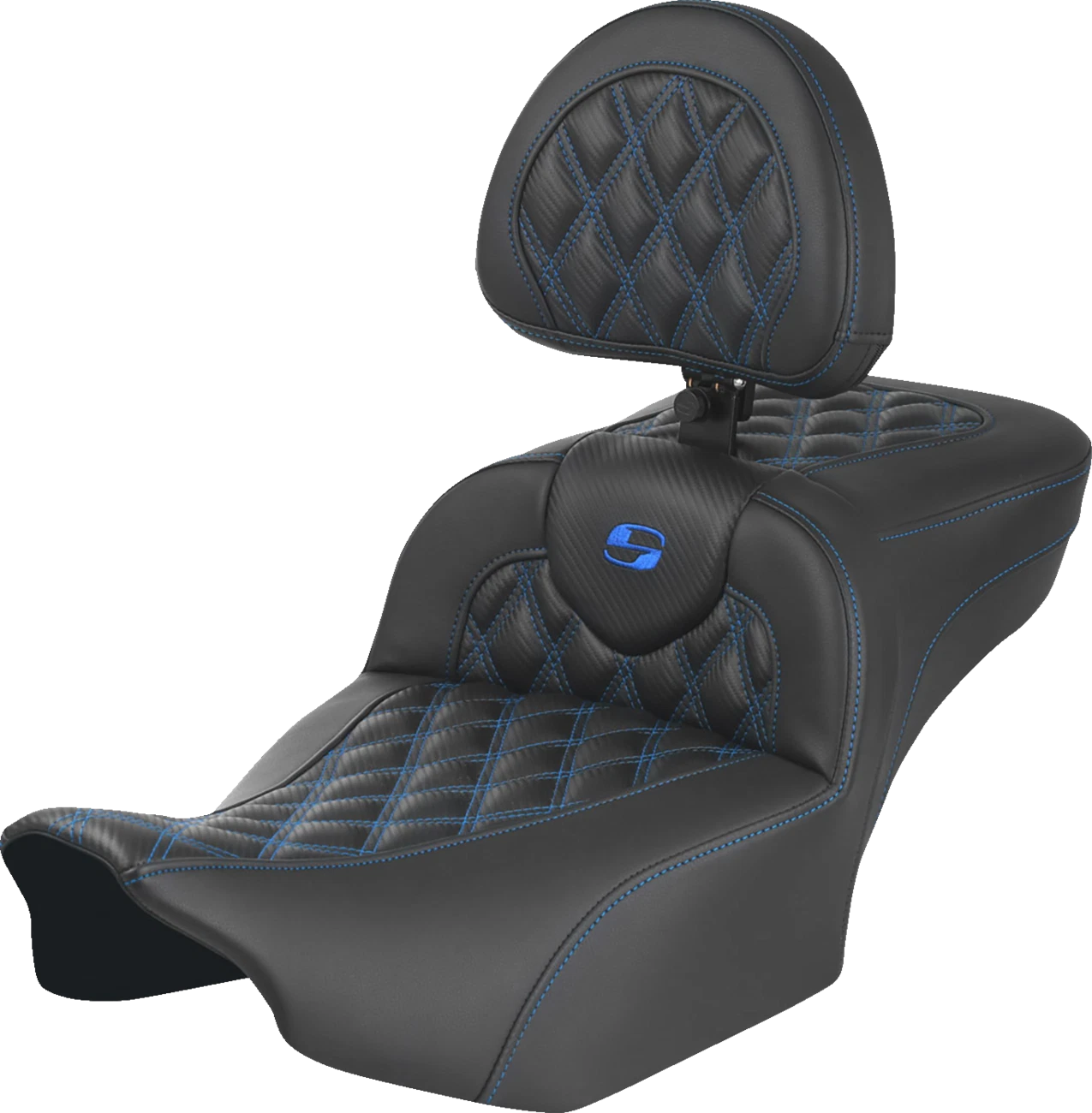 Saddlemen Roadsofa Extended Reach Seat w/ Backrest for Harley FLHX FLTRX (2023–2024)