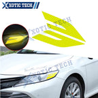 Headlight Eye Edge Reflective Vinyl Tint Overlay for Toyota Camry (2018–2020)