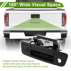Tailgate Handle Backup Rear View Camera No. 68197873AA for Dodge Ram 1500 (2019–2023)