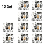 Set of 10 Carburetor Diaphragm Gasket Kit for Walbro WA WT Series K10-WAT