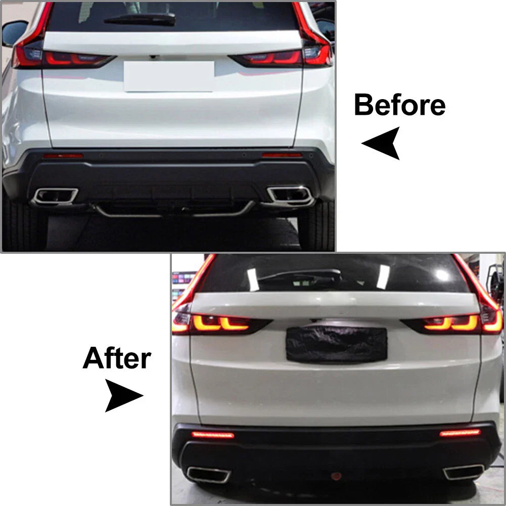 Rear Bumper Reflector DRL Brake Turn Signal Light for Honda CR-V (2023-2024)