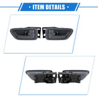 2 Pcs Interior Door Handles for Toyota Sequoia (2004–2007) Gray
