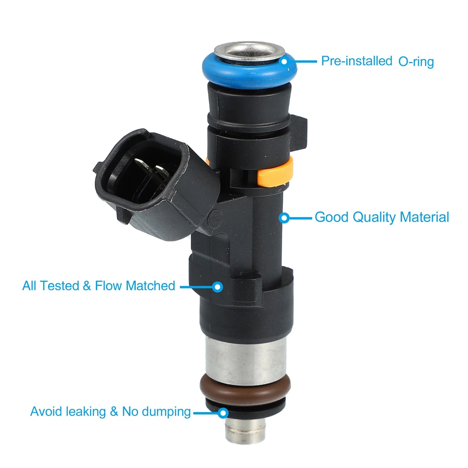 6Pcs Fuel Injector 0280158042 for Nissan 350Z (2003–2006) Infiniti G35 (2004–2007)