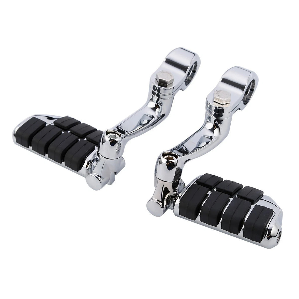 Foot Pegs for Harley Touring Dyna (1 1/4" Engine Guard Mounts)