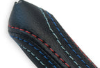 Leather E Brake Boot Cover for BMW E30 (1984–1991) Black M Type Stitch