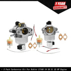 2 Pack Carburetor Kit for Kohler LT160 (2019–2022)