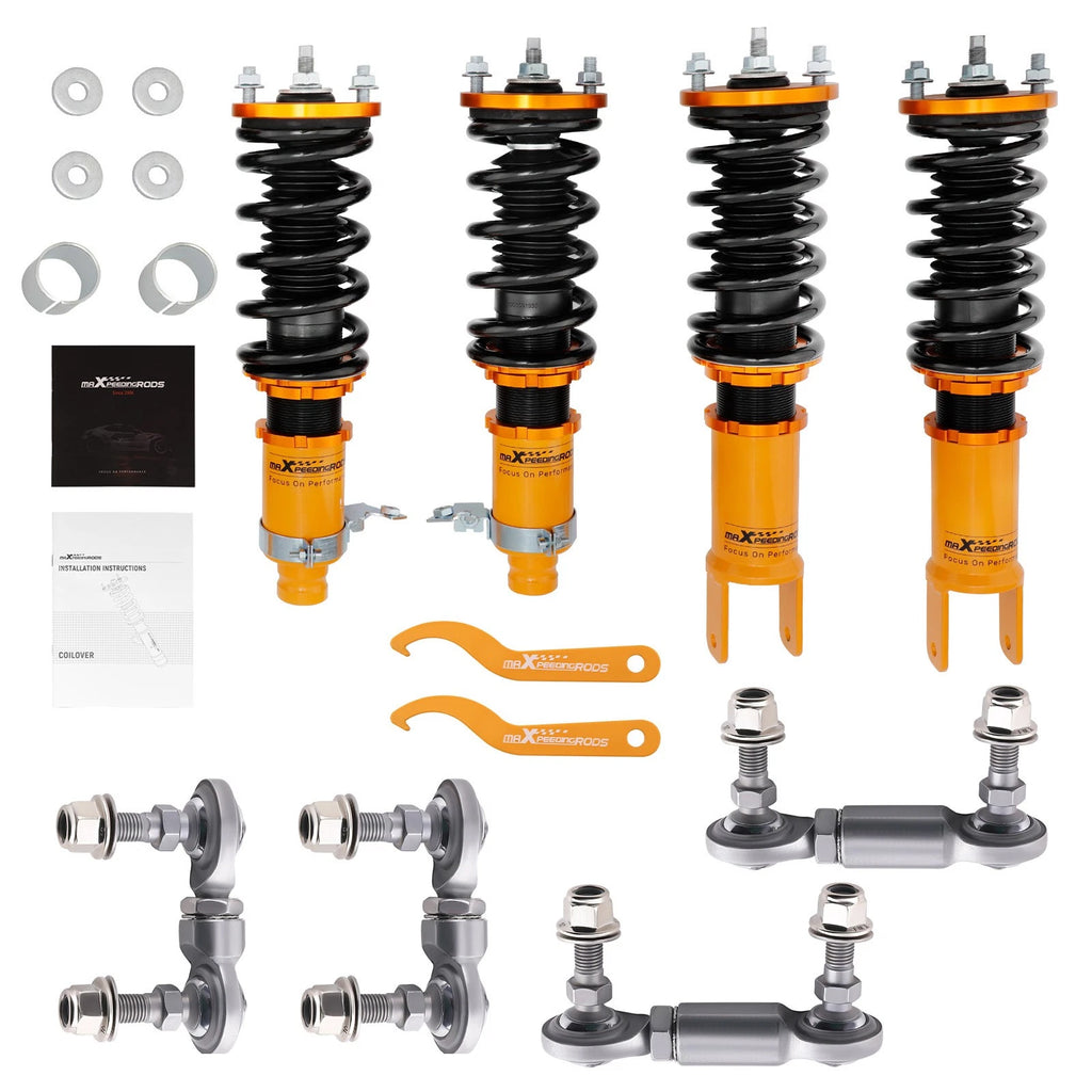 Coilovers Suspension Kit with Sway Bar Links for Honda Civic EK EJ EM (1996–2000)