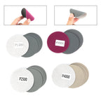 Set of 20 Sanding Discs 1500 2000 2500 4000 Grit for Polishing 75mm