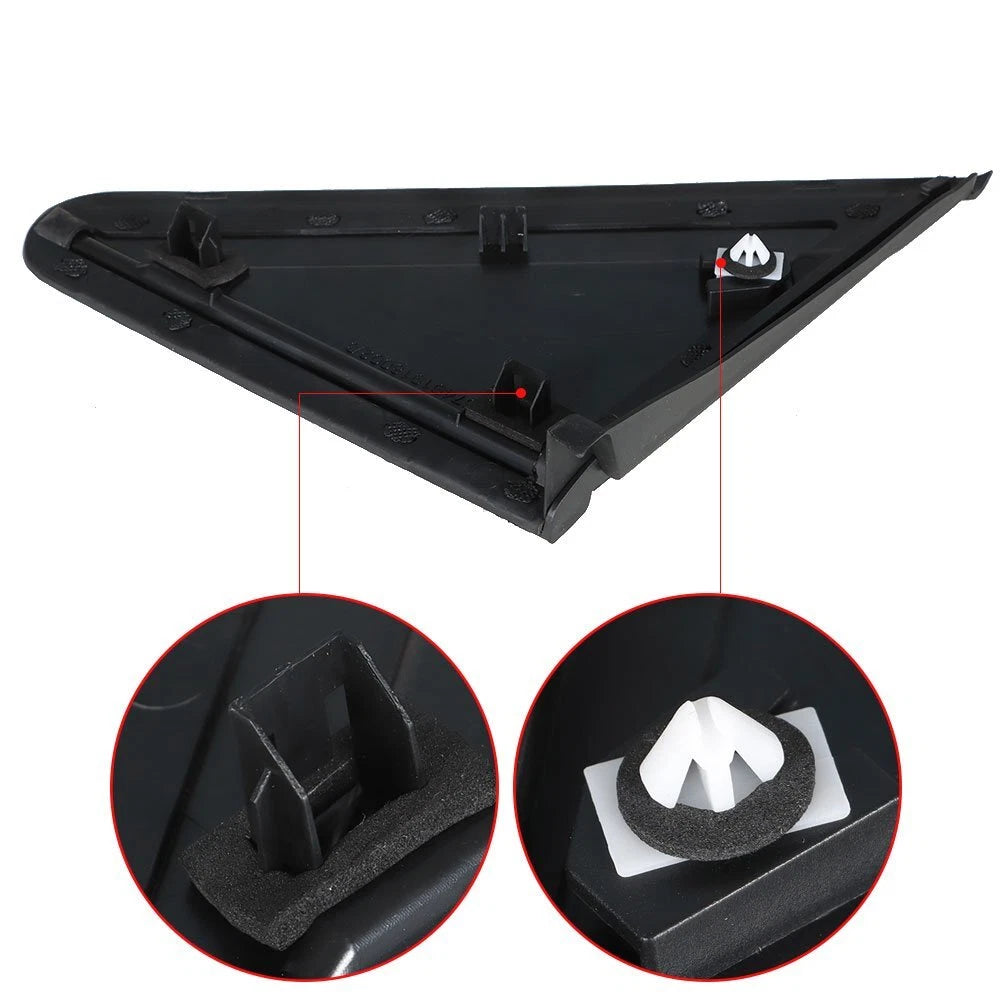 Passenger Side Plastic Mirror Flag Applique for Grand Caravan (2008â2020)