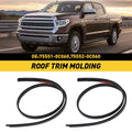 2X Roof Drip Molding Weatherstrip for Toyota Tundra CrewMax (2007–2021)