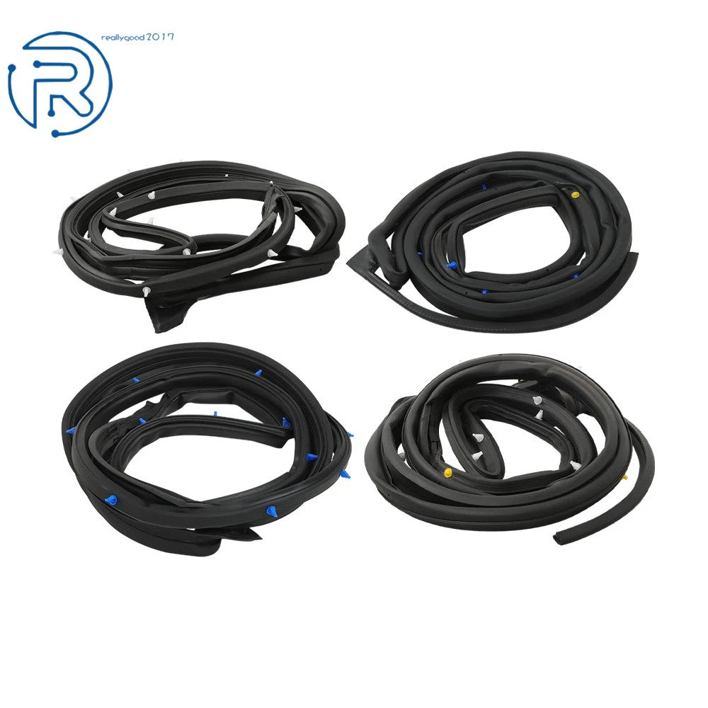 Set of 4 Door Rubber Seal Weatherstrip for Honda CR-V (2002–2006) 72310S9A003