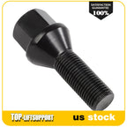 Set of 20 Black Wheel Lug Bolts for Chrysler 200, Dodge Dart, Jeep
