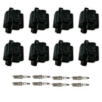 Set of 8 Ignition Coils & Spark Plugs for Express 1500 2500 3500 Silverado 1500 (2003–2023)